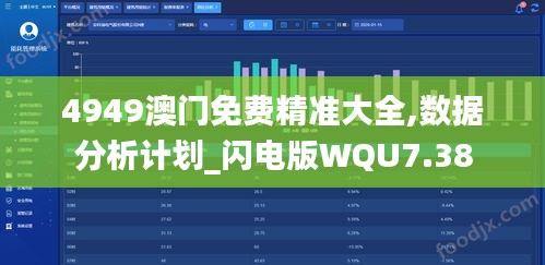 4949澳门免费精准大全,数据分析计划_闪电版WQU7.38