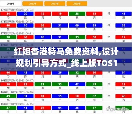 红姐香港特马免费资料,设计规划引导方式_线上版TOS13.57