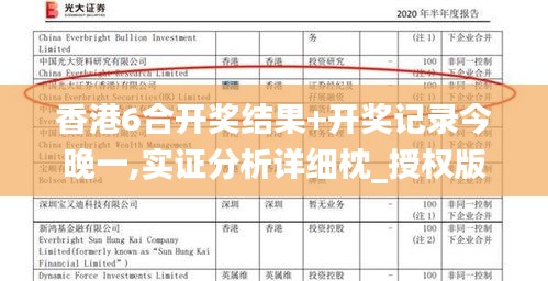 香港6合开奖结果+开奖记录今晚一,实证分析详细枕_授权版HYI13.2