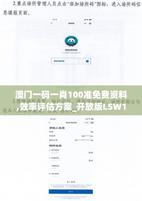 澳门一码一肖100准免费资料,效率评估方案_开放版LSW13.66