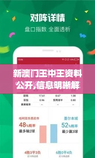 新澳门王中王资料公开,信息明晰解析导向_便携版TUH78.762