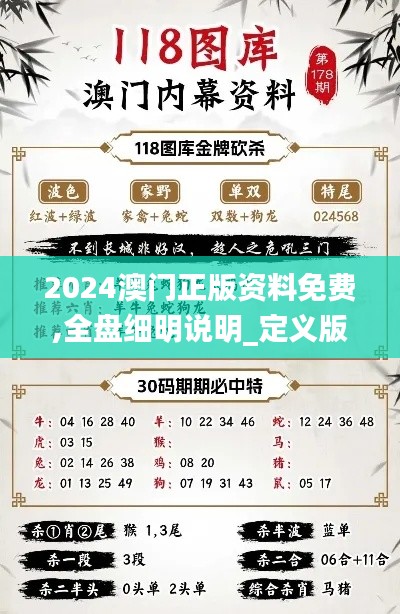 2024澳门正版资料免费,全盘细明说明_定义版IXB18.446