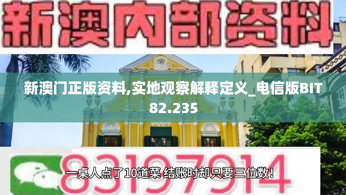 新澳门正版资料,实地观察解释定义_电信版BIT82.235