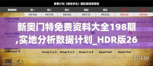 新奥门特免费资料大全198期,实地分析数据计划_HDR版26.937