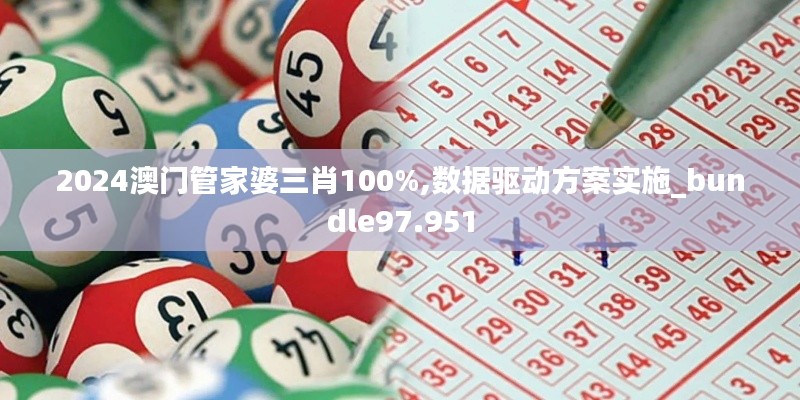 2024澳门管家婆三肖100%,数据驱动方案实施_bundle97.951