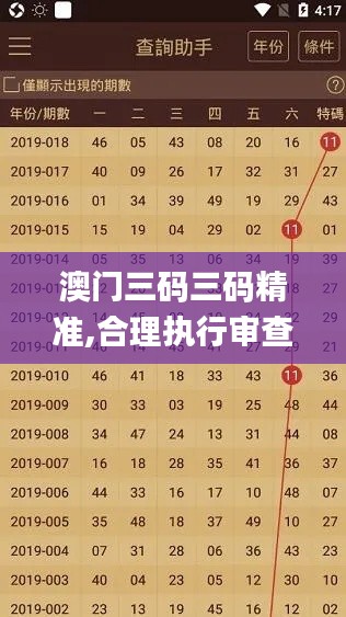 澳门三码三码精准,合理执行审查_免费版43.667