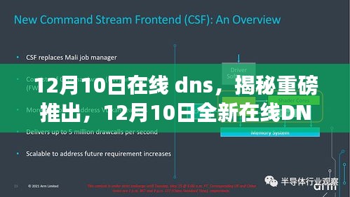 揭秘重磅推出，全新在线DNS科技产品重塑网络体验，科技让生活更精彩！