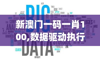 新澳门一码一肖100,数据驱动执行方案_watchOS4.923