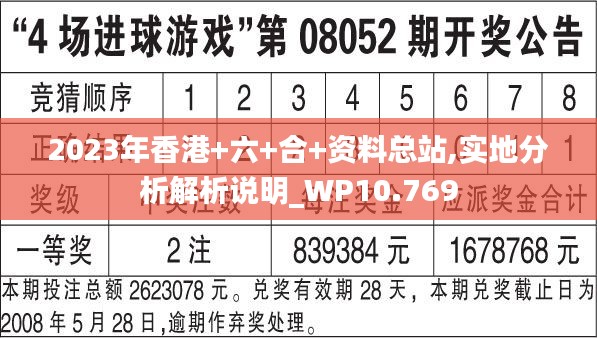 2023年香港+六+合+资料总站,实地分析解析说明_WP10.769