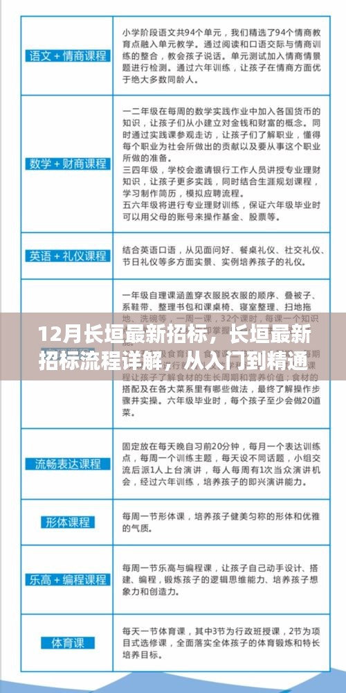 长垣最新招标流程详解，从入门到精通的步骤指南（附初学者与进阶用户适用指南）