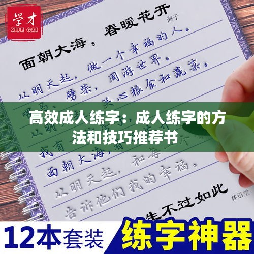 高效成人练字：成人练字的方法和技巧推荐书 