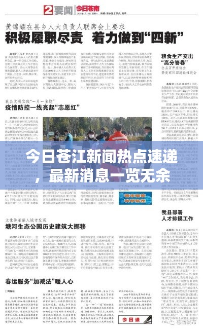 今日苍江新闻热点速递，最新消息一览无余
