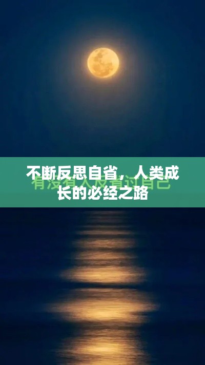不断反思自省，人类成长的必经之路