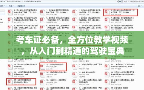 考车证必备，全方位教学视频，从入门到精通的驾驶宝典