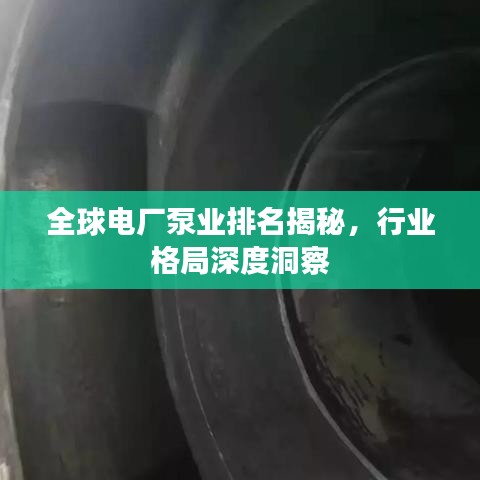 全球电厂泵业排名揭秘，行业格局深度洞察
