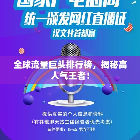 全球流量巨头排行榜，揭秘高人气王者！