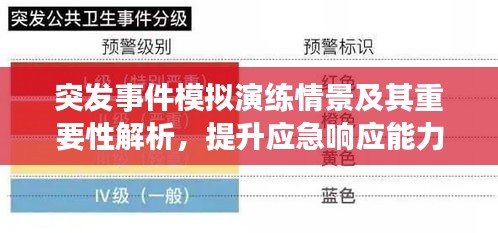 突发事件模拟演练情景及其重要性解析，提升应急响应能力的关键实践