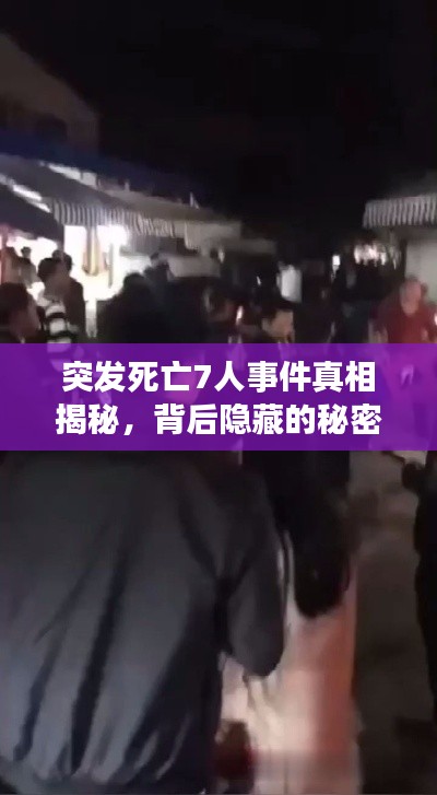 突发死亡7人事件真相揭秘，背后隐藏的秘密曝光！