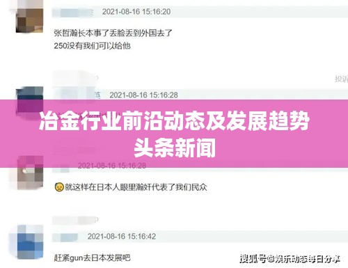 冶金行业前沿动态及发展趋势头条新闻