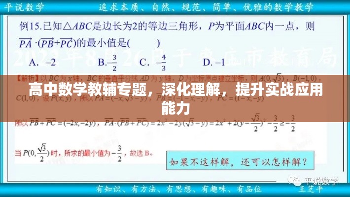 高中数学教辅专题，深化理解，提升实战应用能力