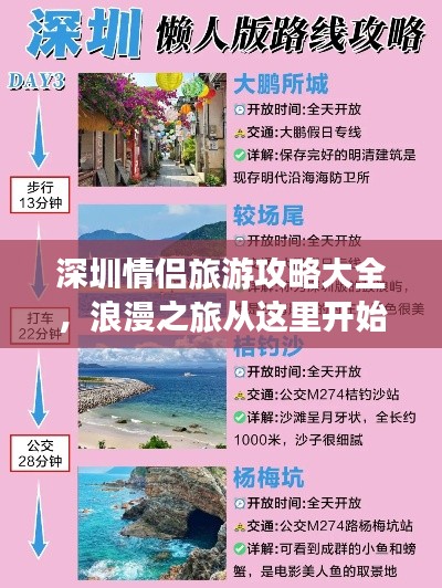 深圳情侣旅游攻略大全，浪漫之旅从这里开始！
